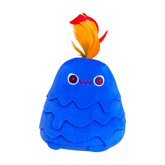 Chibi in Chief D.C. Swamp Creature Cat Toy - 4" Chibi with Beltway Bud Catnip  (Blue)