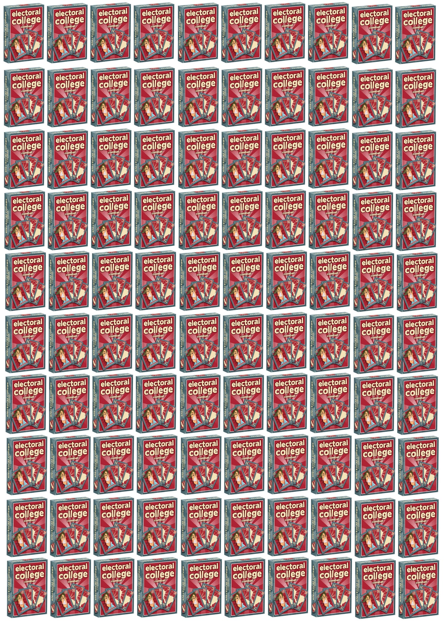 Electoral College Combat - Vote-Slinging Card Clash