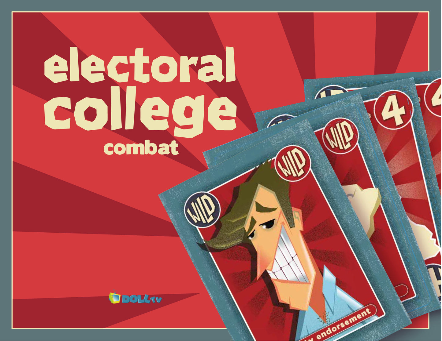 Electoral College Combat - Vote-Slinging Card Clash