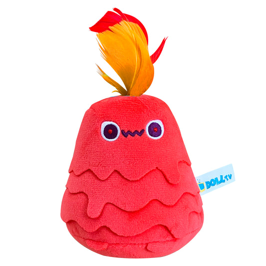 Chibi in Chief D.C. Swamp Creature Cat Toy - 4" Chibi with Beltway Bud Catnip  (Red)