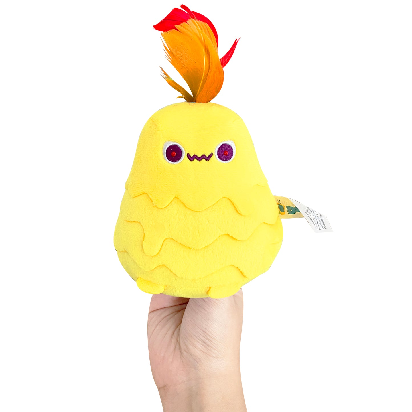 Chibi in Chief D.C. Swamp Creature Cat Toy - 4" Chibi with Beltway Bud Catnip  (Yellow)