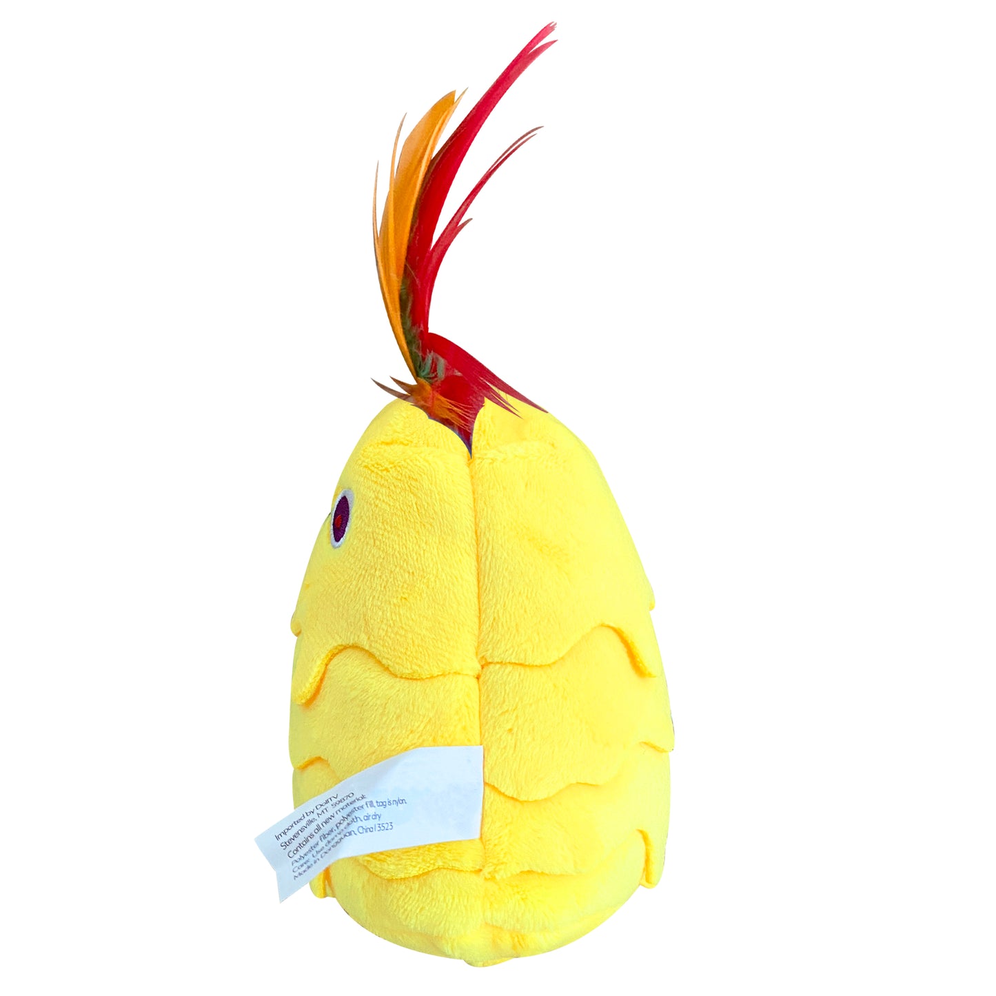 Chibi in Chief D.C. Swamp Creature Cat Toy - 4" Chibi with Beltway Bud Catnip  (Yellow)