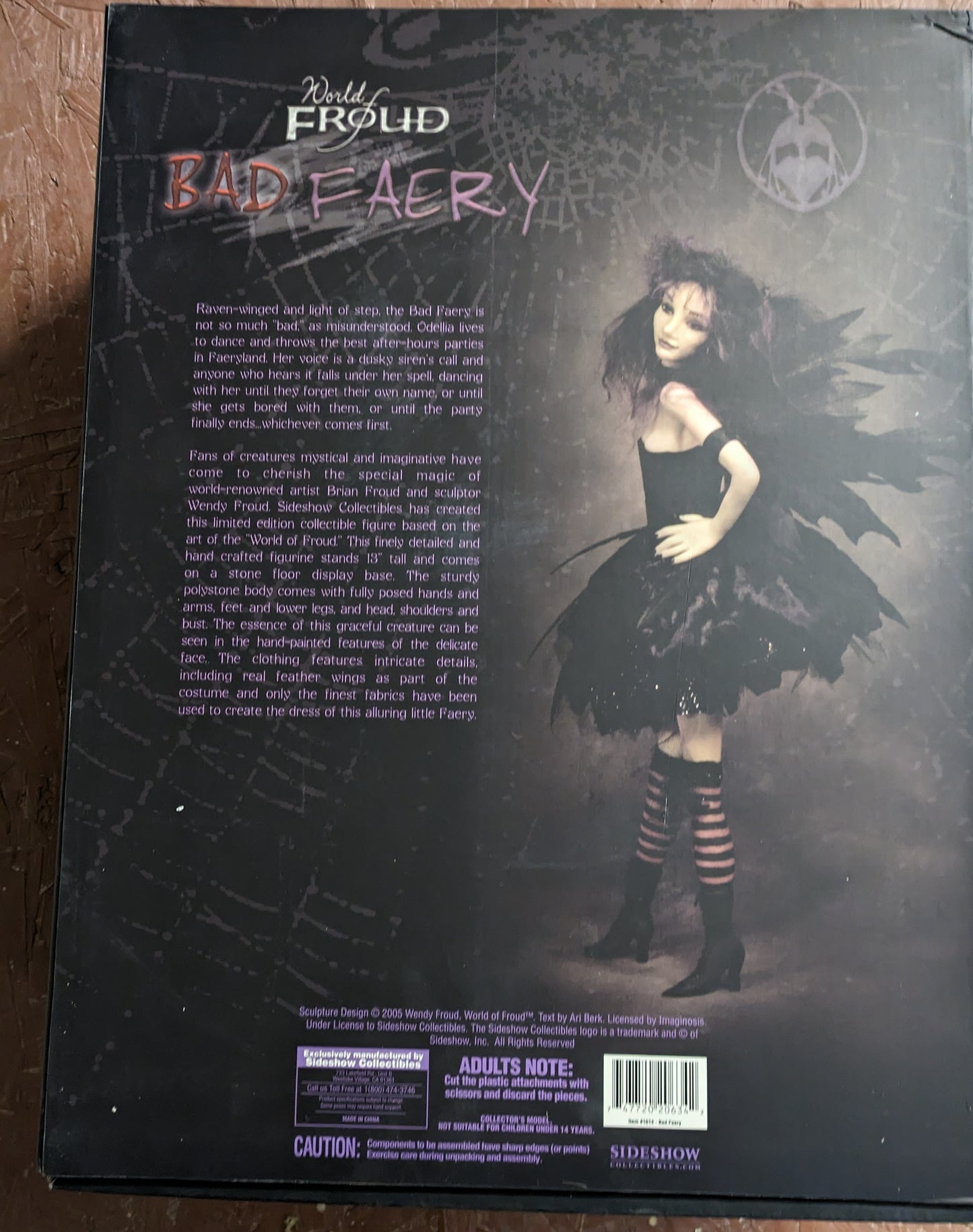 Bad Faery (Fairy) Statue by Brian and Wendy Froud and Sideshow Toys