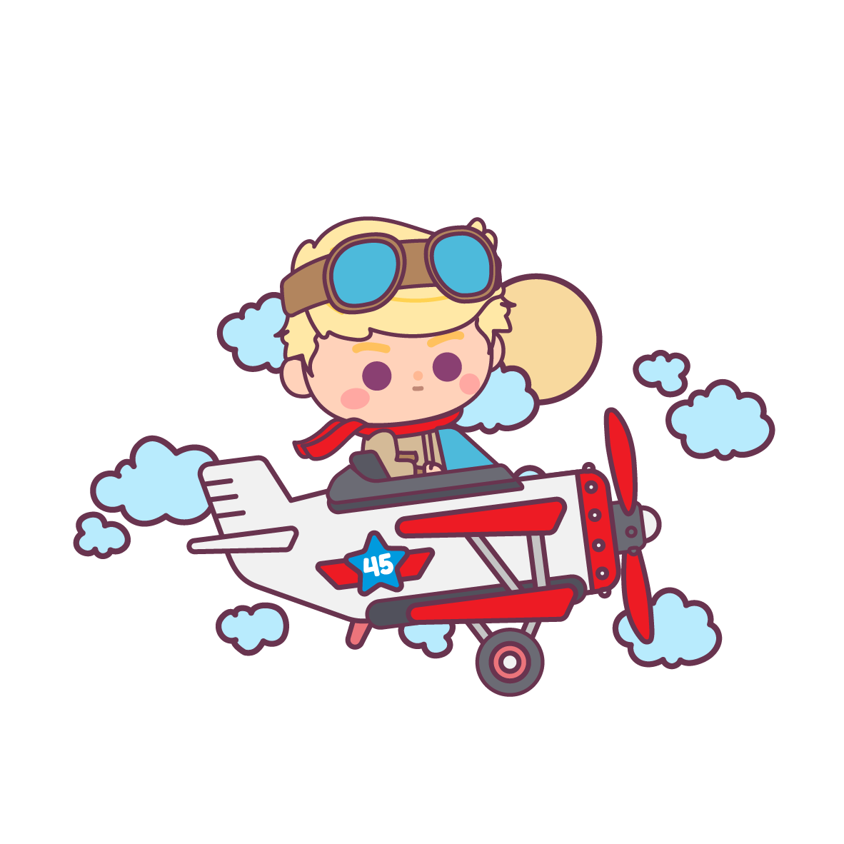 Chibi in Chief Sticker Pack - 50 Hand-Drawn Vinyl Stickers