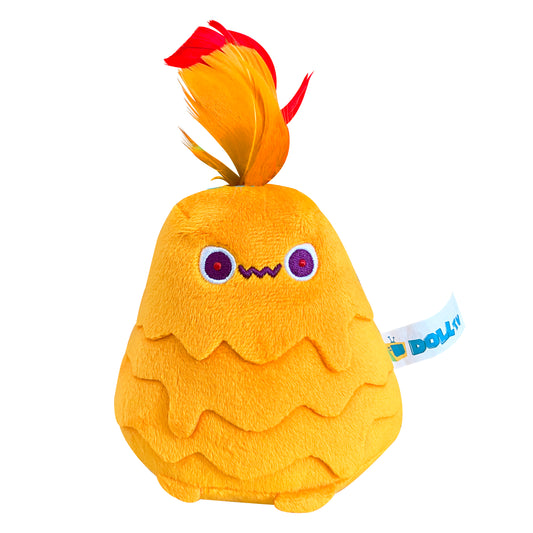 Chibi in Chief D.C. Swamp Creature Cat Toy - 4" Chibi with Beltway Bud Catnip (Orange)