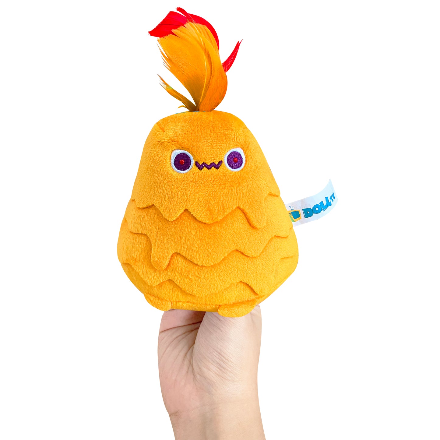 Chibi in Chief D.C. Swamp Creature Cat Toy - 4" Chibi with Beltway Bud Catnip (Orange)