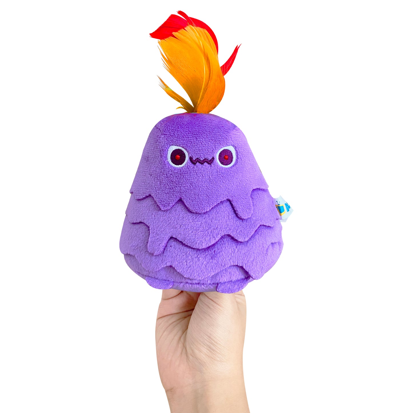 Chibi in Chief D.C. Swamp Creature Cat Toy - 4" Chibi with Beltway Bud Catnip   (Purple)