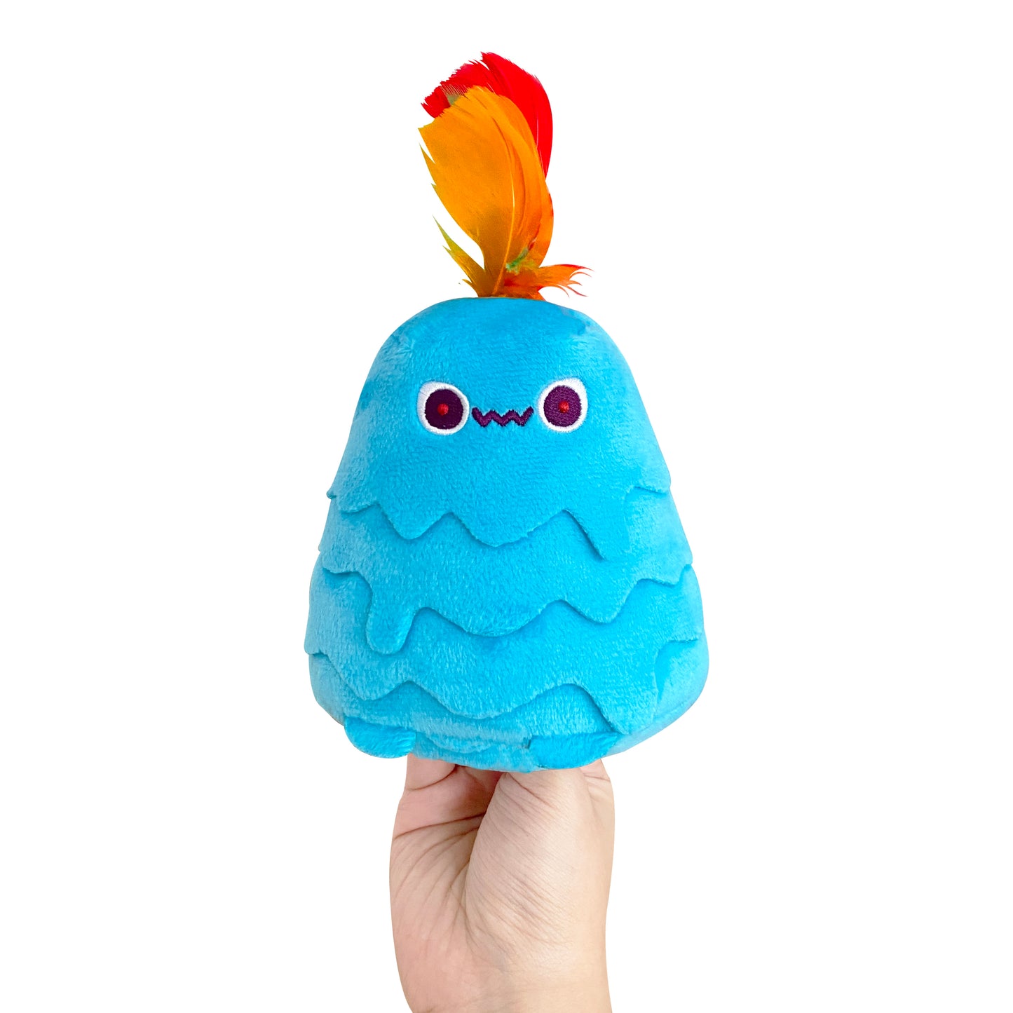 Chibi in Chief D.C. Swamp Creature Cat Toy - 4" Chibi with Beltway Bud Catnip (Sky blue)