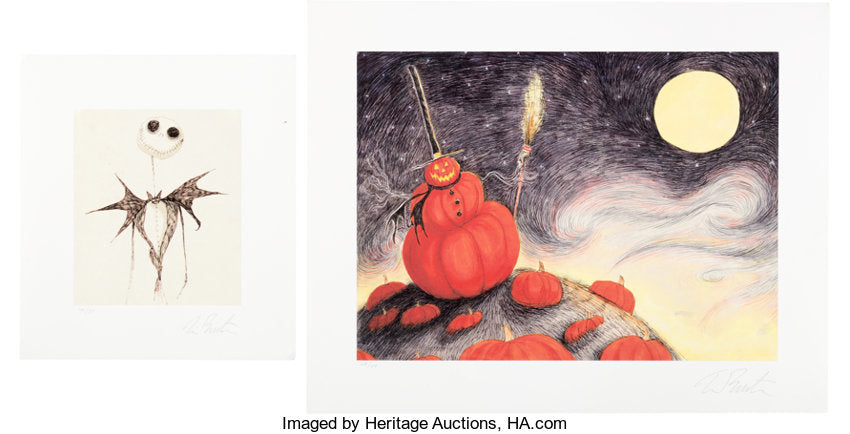 Six Nightmare Before Christmas (NBX) Limited Edition Giclees by NECA