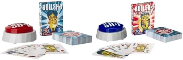 BS Button Game Combo Pack - 130 Celeb BS Slams plus 2 Card Decks