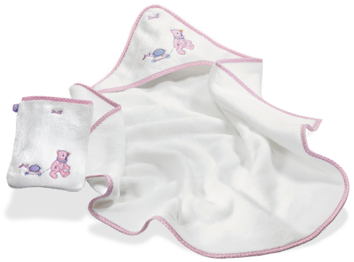 Steiff Little Circus Teddy Bath Set (pink)