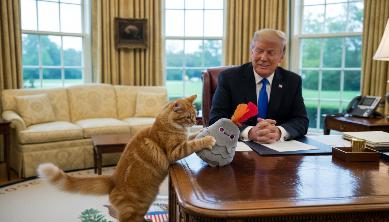 Mini Chibi Swamp Creature™ Money-Green Cat Toy + Refillable Beltway Bud Catnip