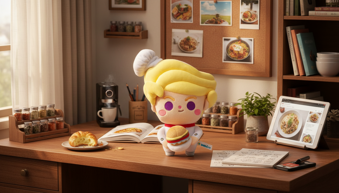 Chibi in Chief™ • Grill Master Burger Edition • Luxury Limited Plush