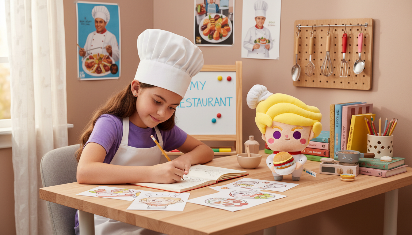 Chibi in Chief™ • Grill Master Burger Edition • Luxury Limited Plush