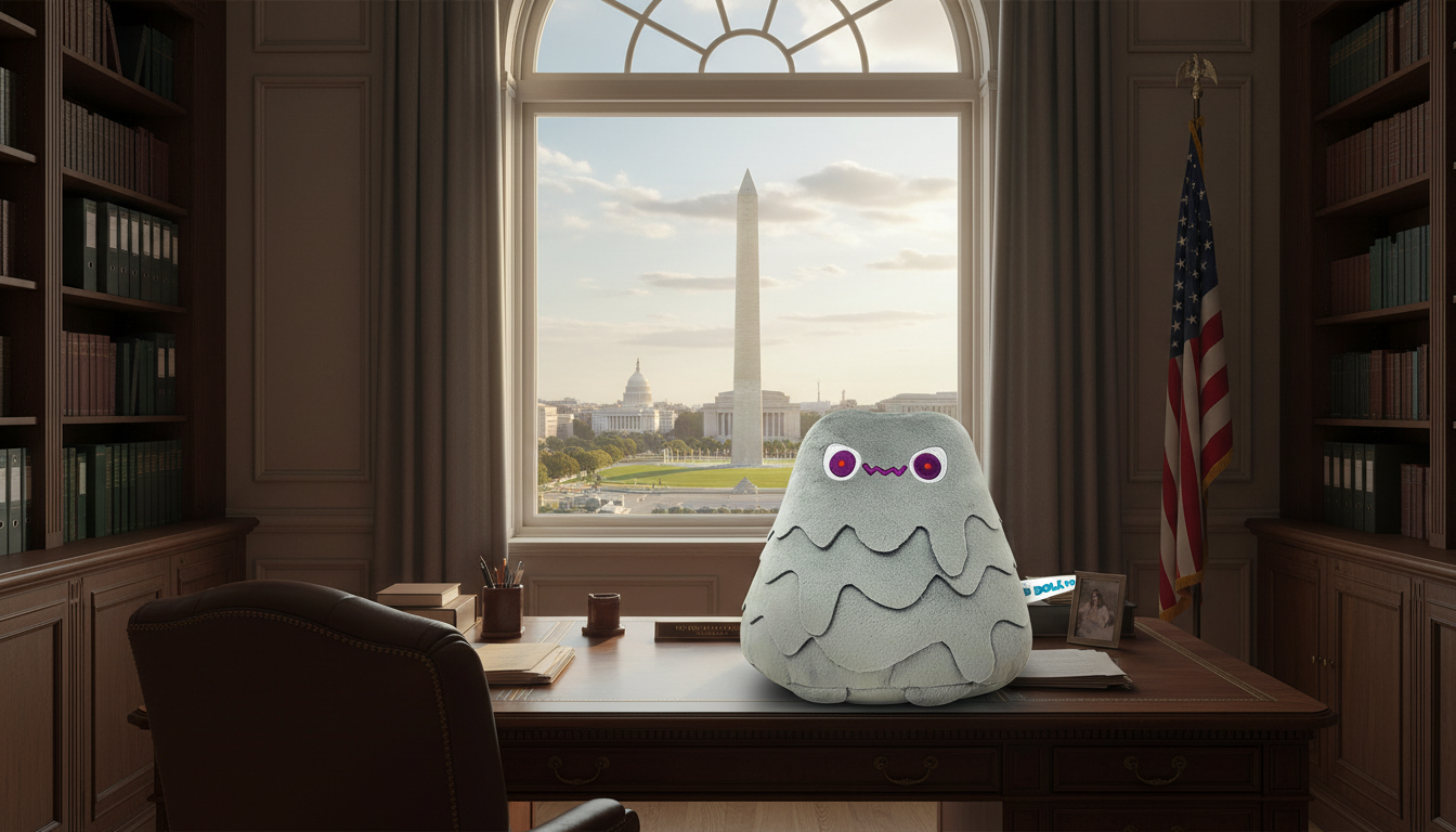 Chibi Swamp Creature™ • Money-Green Beltway Beast 7" • Luxury Monster Plush