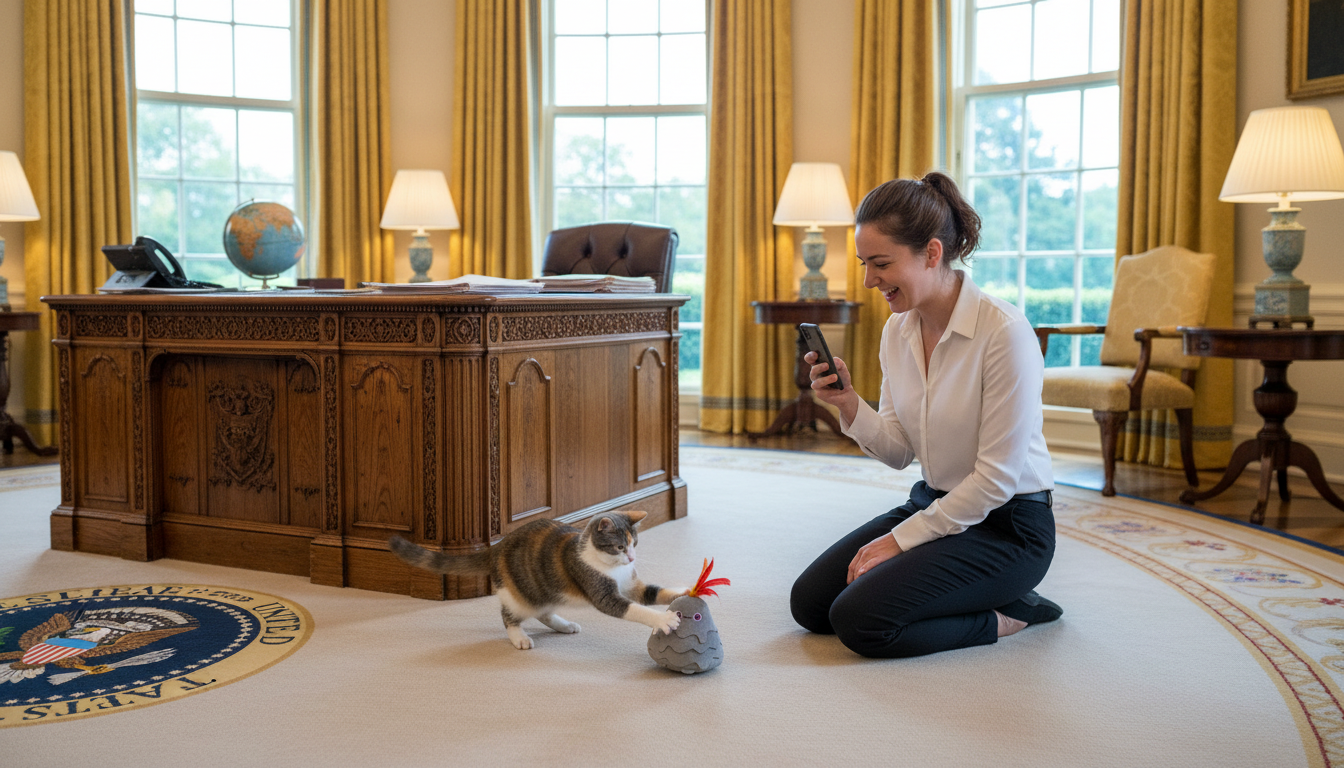 Mini Chibi Swamp Creature™ Money-Green Cat Toy + Refillable Beltway Bud Catnip