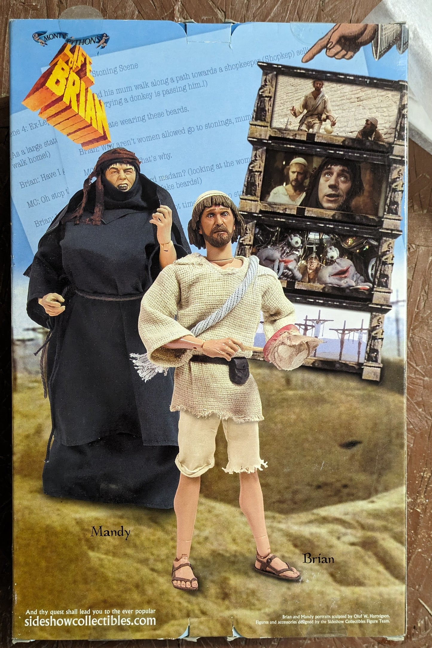 Brian (Graham Chapman) figure from Life of Brian by Sideshow Toys