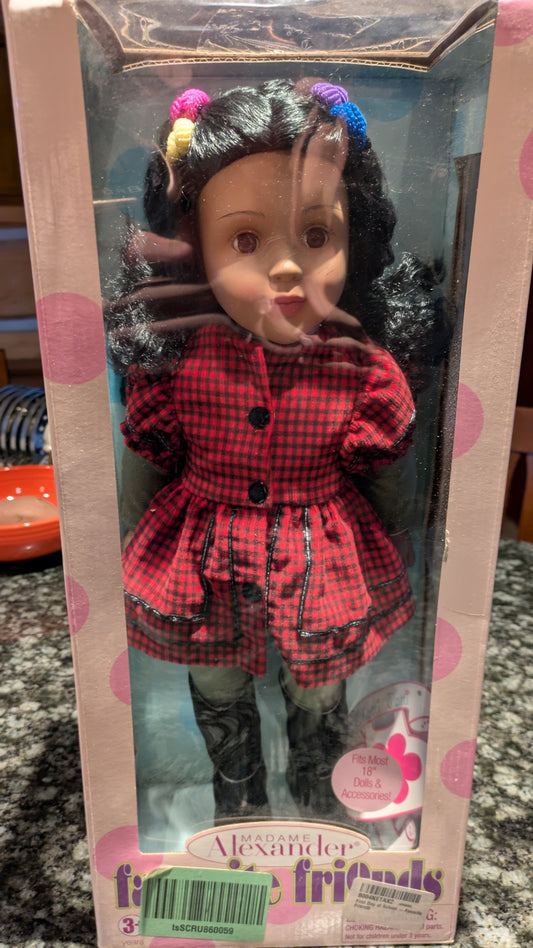 Madame Alexander "First Day of School 18" Favorite Friends Doll (Latina/African American)