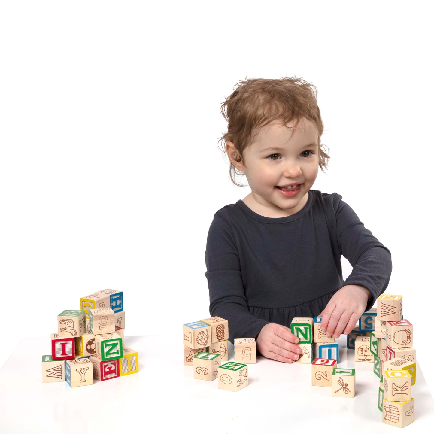 Melissa and Doug Wooden ABC/123 Blocks