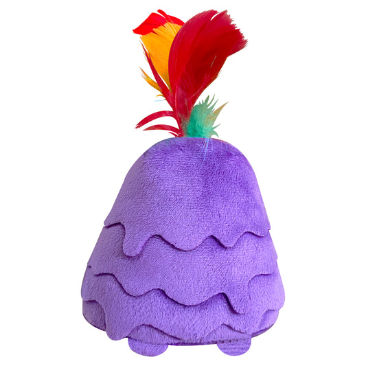 Imperial Purple Swamp Pyramid Cat Toy + Refillable Beltway Bud Catnip