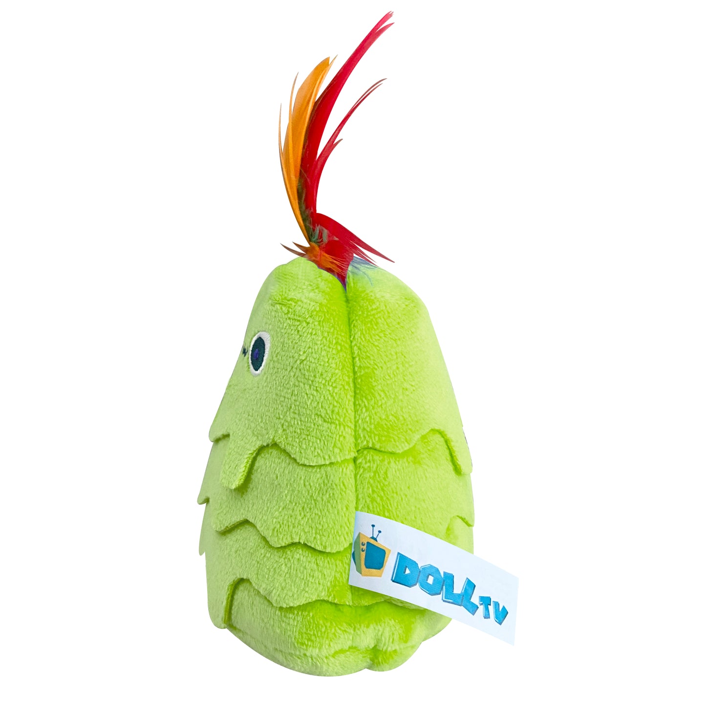 D.C. Swamp Cat Toy - 4" Chibi with Beltway Bud Catnip  (Lime green)