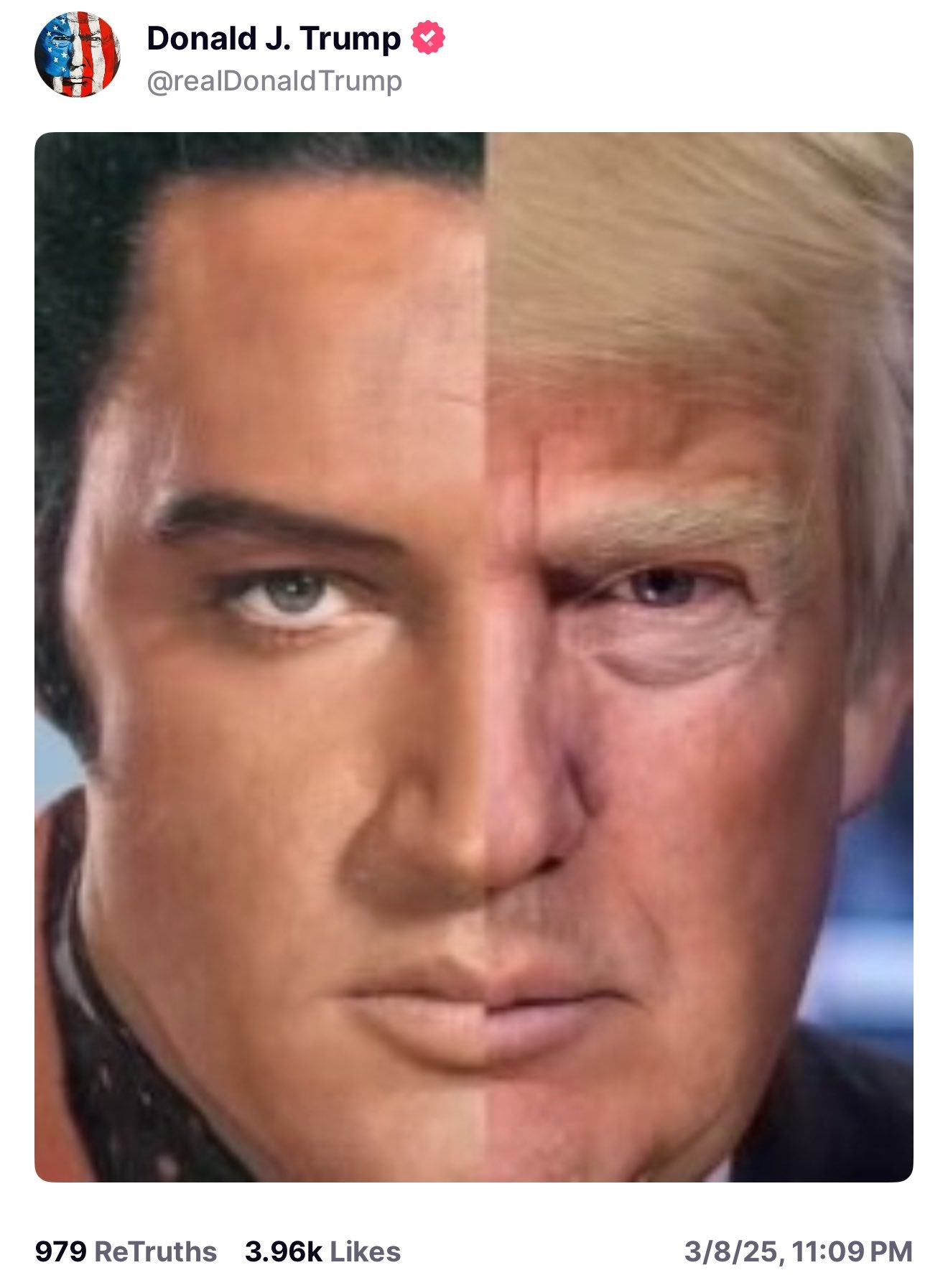 Trump Chibi Rockstar Prez - Elvis Plushie