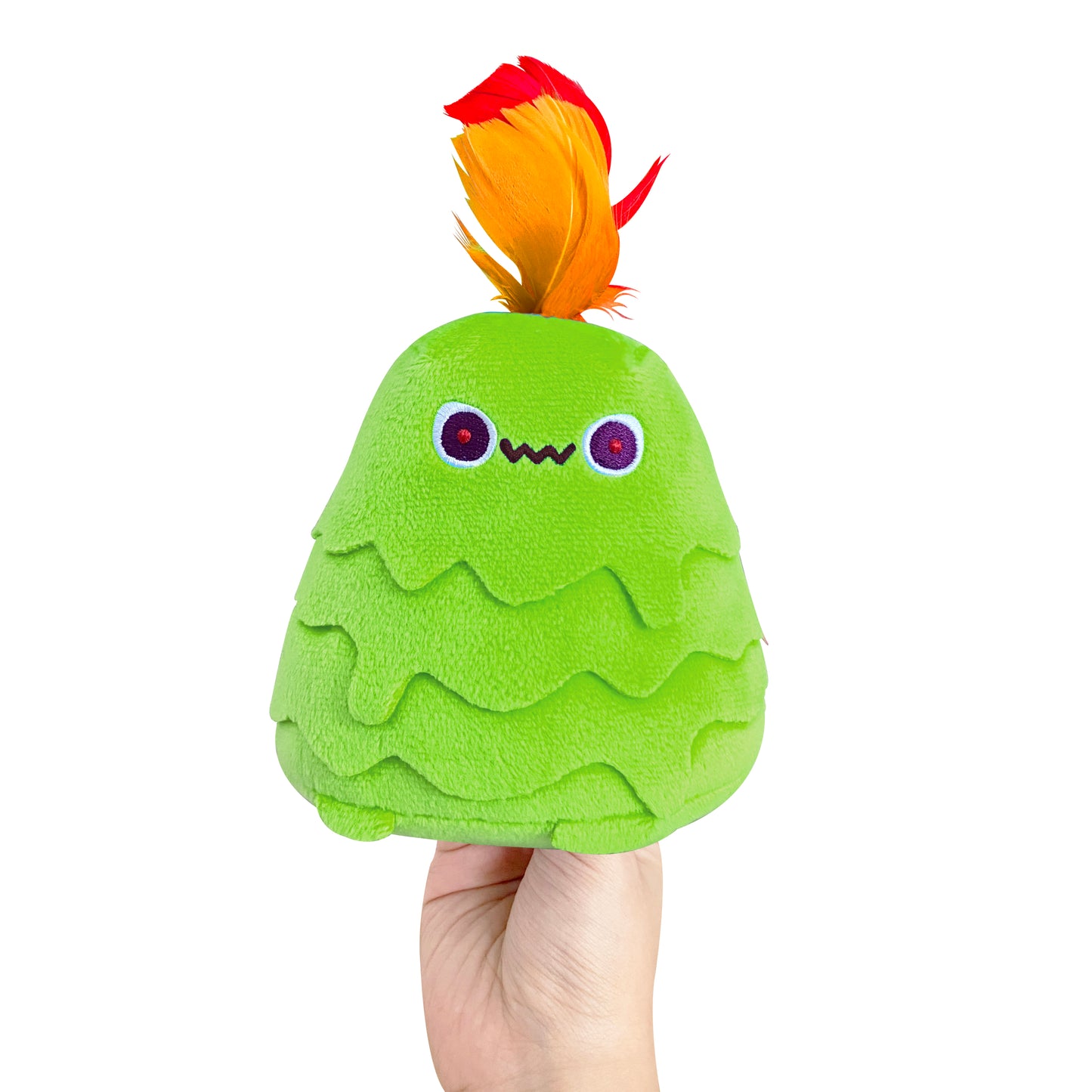 D.C. Swamp Cat Toy - 4" Chibi with Beltway Bud Catnip  (Lime green)