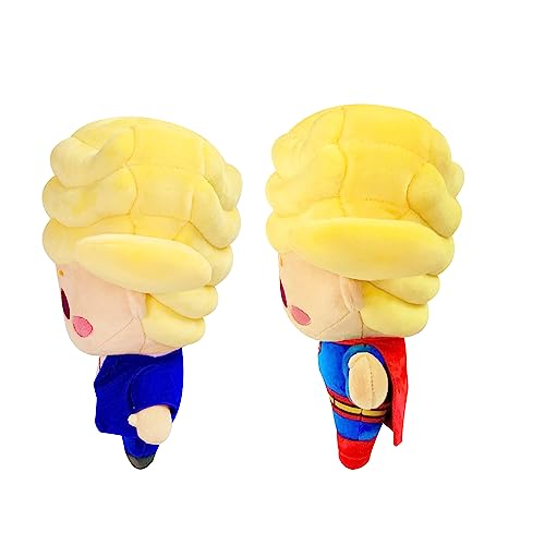 Dynamic Duo: Trump Chibi-in-Chief 12-Inch Plushie Set - Superhero & Suited Marvels