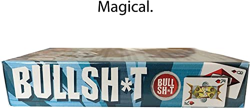 The Original BS Button Game® (60 Hilarious Bull Sh*t Phrases, Wild Cards, and Custom Bullshit Playing Cards)